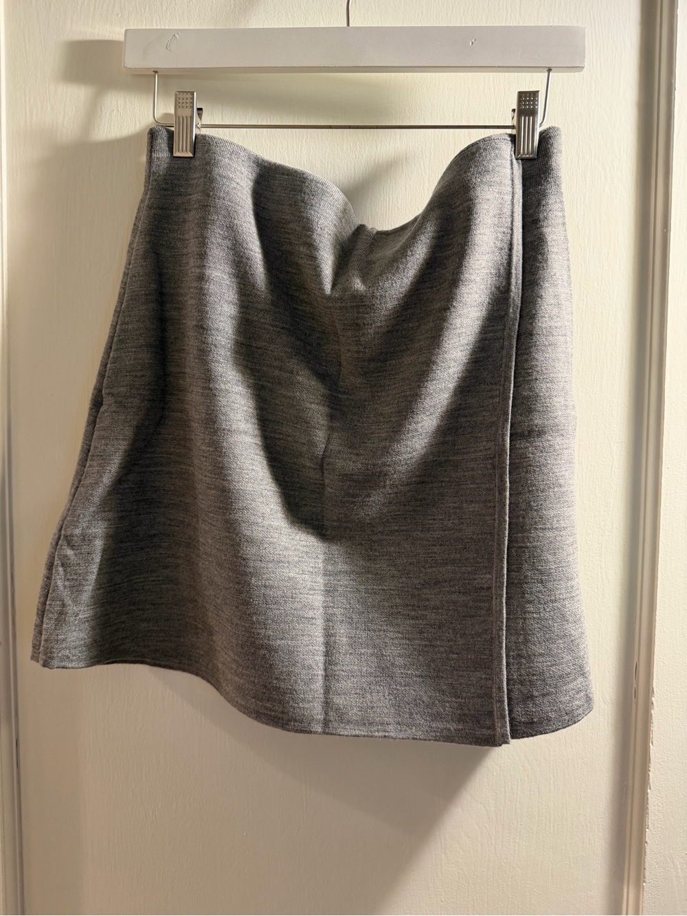 J. Crew Gray Knit Mini Skirt